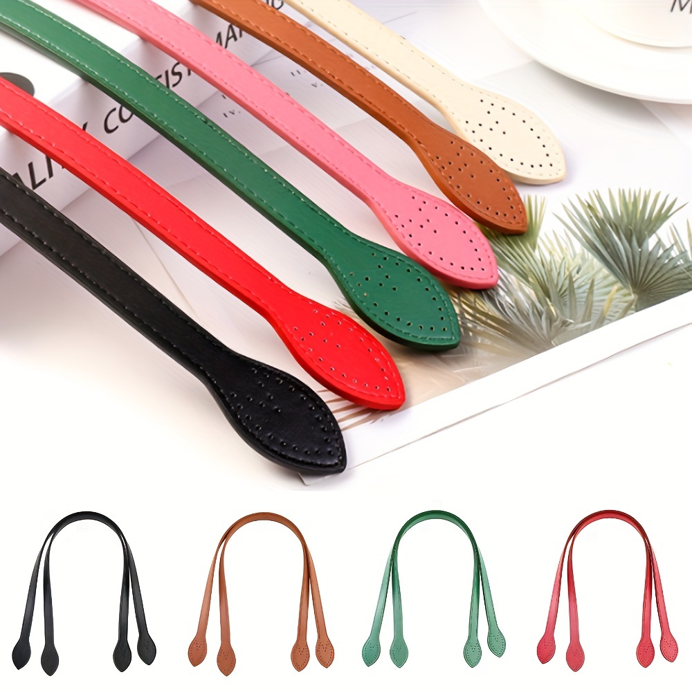 

2 Pcs Detachable Belt Bag Pu Leather Handles - Diy Replacement Straps For Handbags, Shoulder Bags & Purses - Customizable And Upgradable Diy Accessories