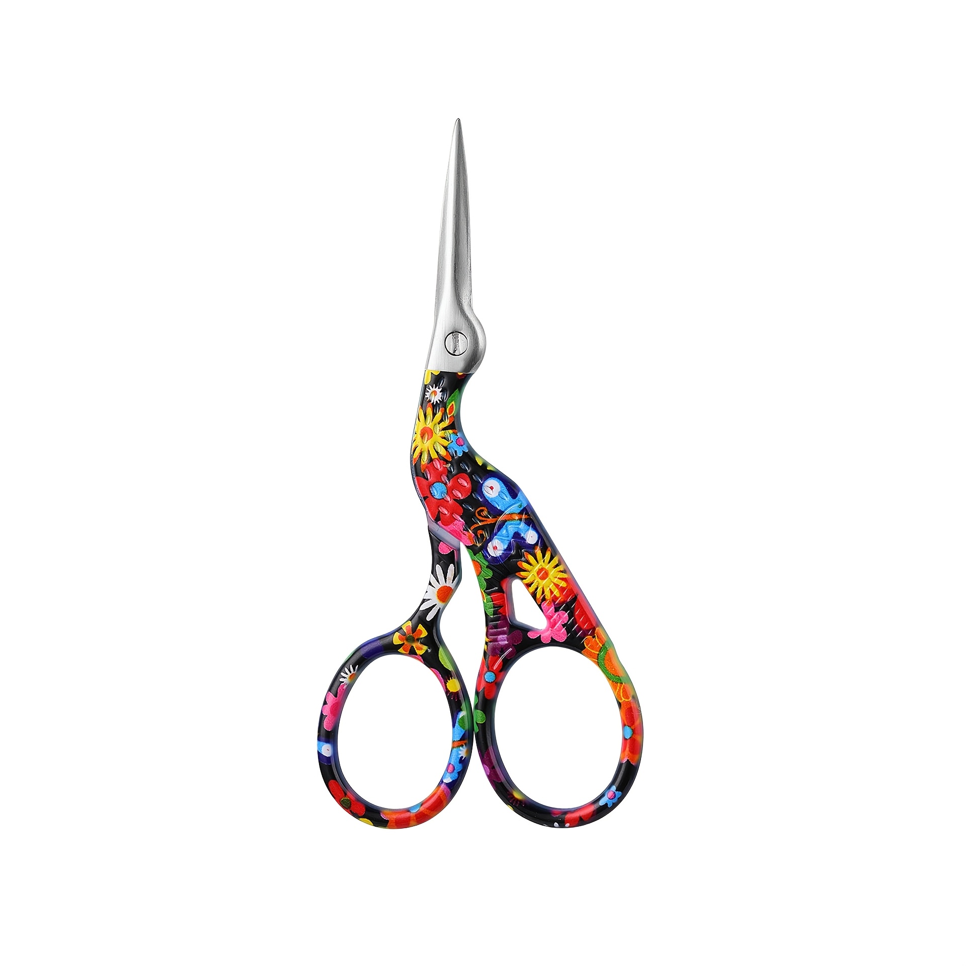 1pc 3.74in Premium Embroidery Scissors - Stainless Steel Sewing Scissors For Craft, Art Work, Everyday Use - Sharp, Durable, And For Comfortable Grip