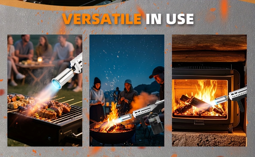 High-Performance Propane Grill Torch, Sous Vide Flame with Adjustable Intensity, Charcoal Igniter for Barbecues, Campfires, Steak Searing, And Cooking (Tank Not Included) 11 High-Performance Propane Grill Torch, Sous Vide Flame with Adjustable Intensity, Charcoal Igniter for Barbecues, Campfires, Steak Searing, And Cooking (Tank Not Included)