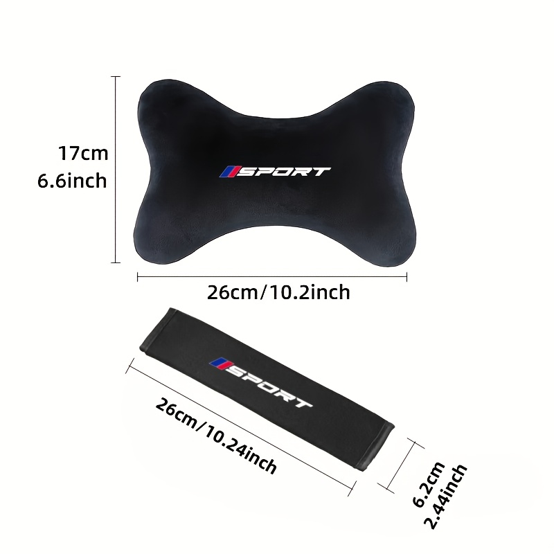 Image of And Seatbelt Shoulder Pad Covers, Sporty And Stylish, Soft And Comfortable. Suitable For 1 Series, , , As Well As X1, X3, X4, X5, X6, X7 Series. A Gift For