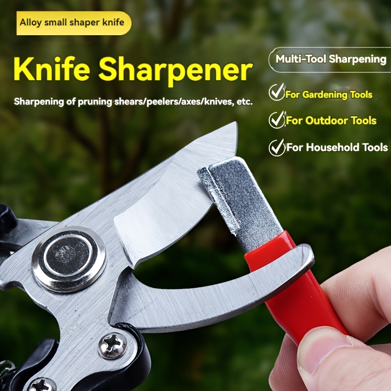 

1pc/2pcs Outdoor Camping Knife Sharpener - Portable Tool For Home, Kitchen, Garden, Suitable For Sharpening Knives And Scissors
