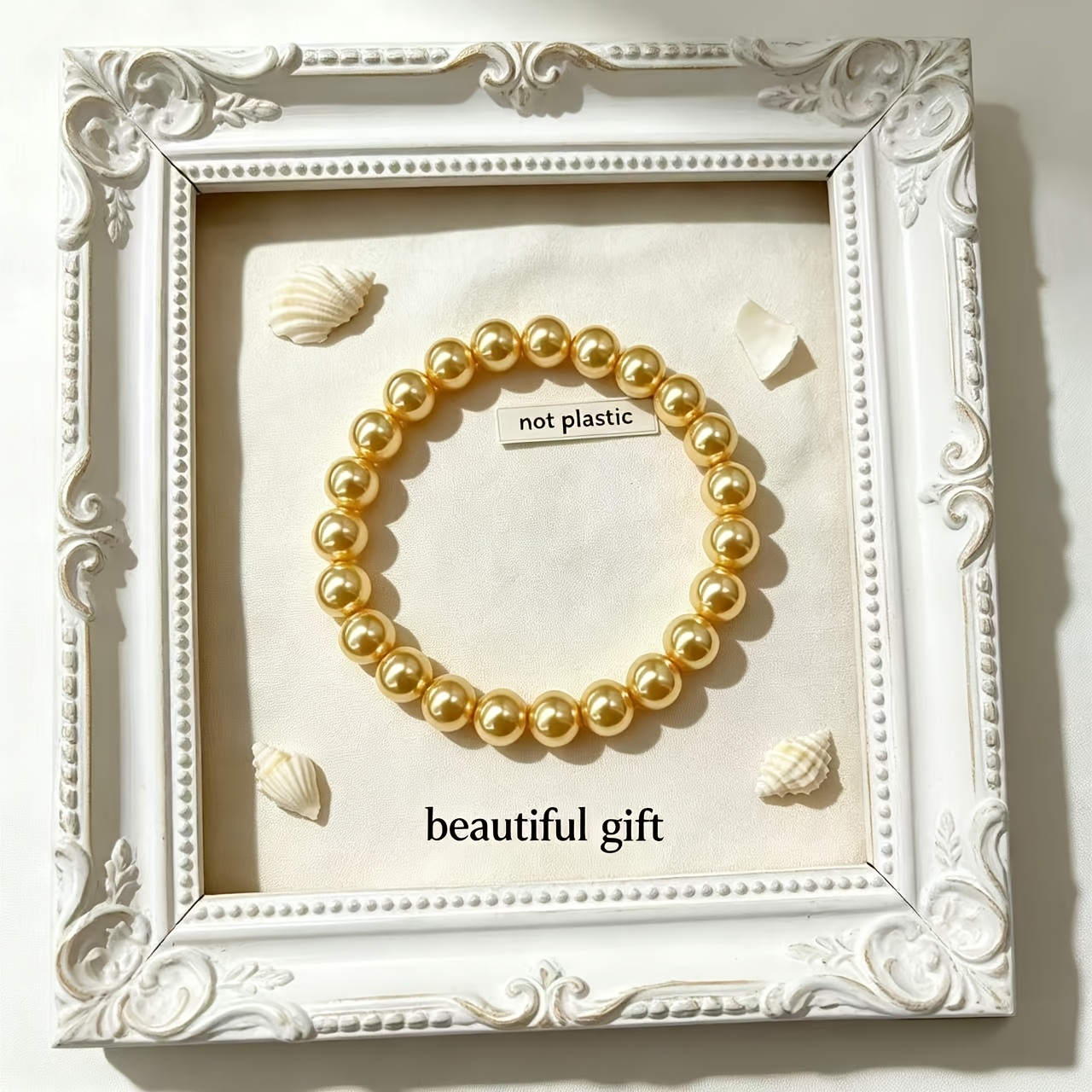 Luxury Yellow Round Bracelet, Wedding & Daily Ornament