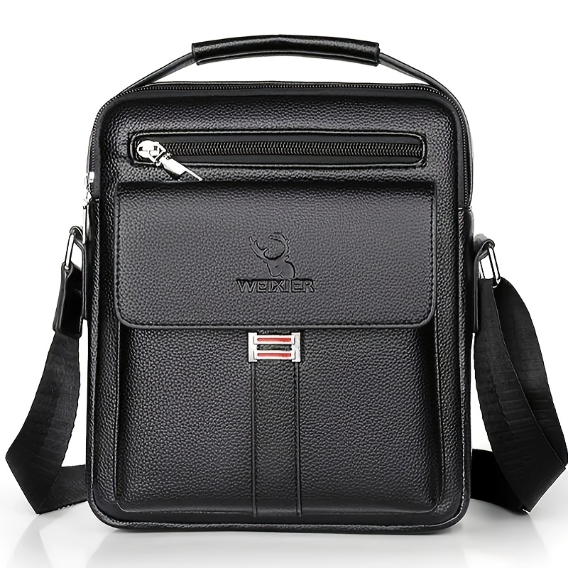 Unisex Breathable Wear-resistant Neutral Shoulder Bag Crossbody Bag Vintage Large Capacity Messenger Bag