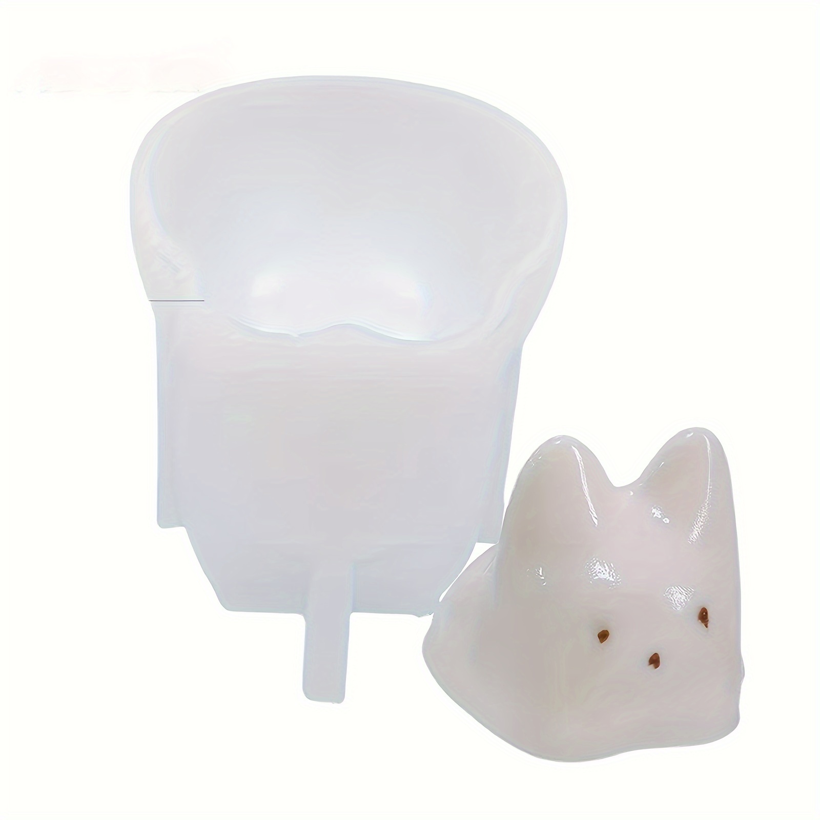 

1pc Pudding Cat Candle Molds Silicone Diy Abstract For Making Aroma Soy Wax Handmade Soap Clay Plaster Epoxy Resin Festival Gifts