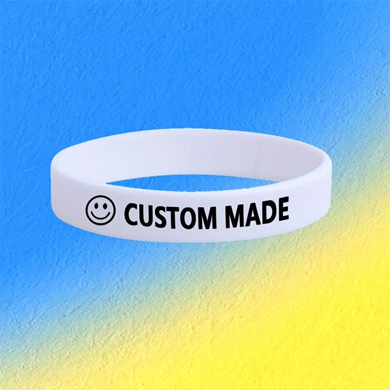 42 Custom Wristbands with Self-Defined Text