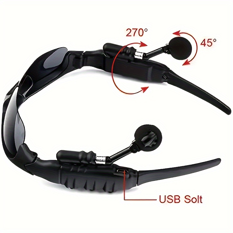 versatile smart wireless glasses with high fidelity   usb rechargeable   driving cycling   details 3