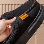 house slippers men with soft fuzzy lining and thick memory foam insulation perfect as warm winter slippers