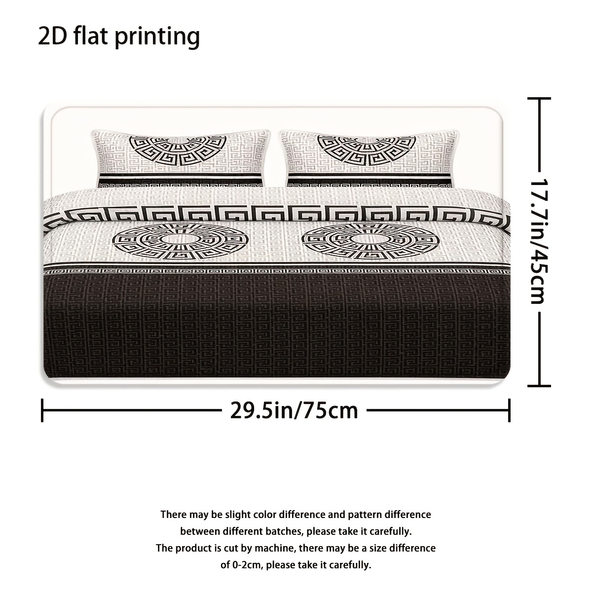 4pcs Nordic Style Shower Curtain Set with Bath Mat & U-Shaped Rug
