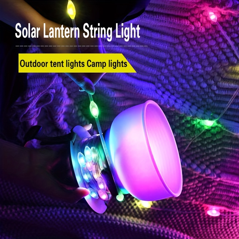 1pc Retractable Camping String Light, Multifunctional Portable Led