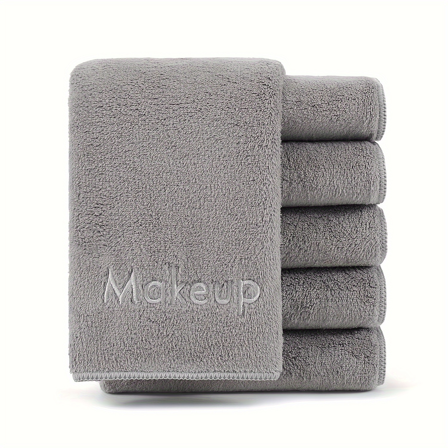 

5/10pcs, Makeup Remover Wash Cloth - Soft Coral Fleece Microfiber Fingertip Face Towel Washcloths For Hand And Make Up, Facial Towel, Household Washing Towel, Cleaning Supplies, Cleaning Tool