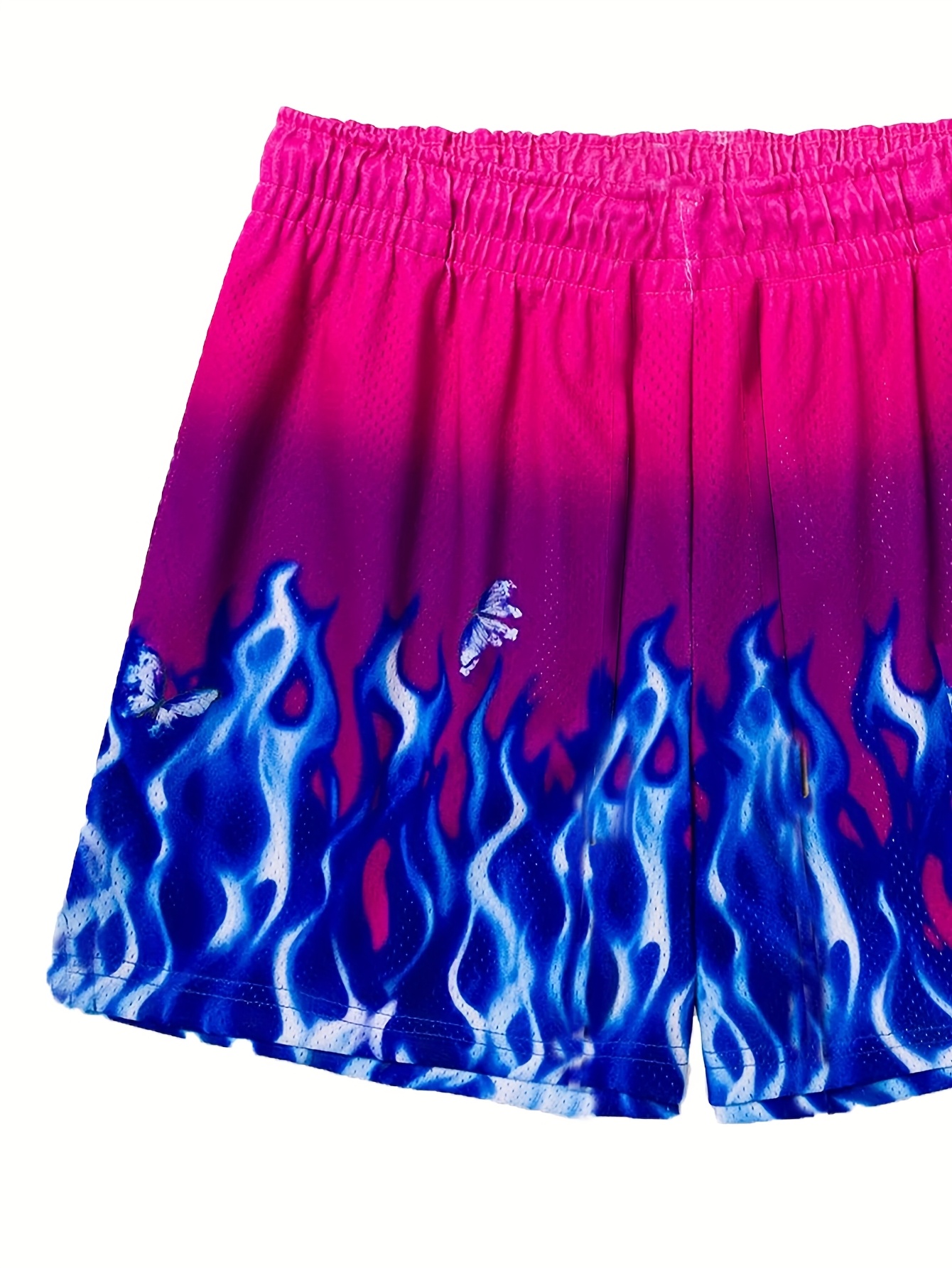 mens athletic basketball shorts vibrant print Temu