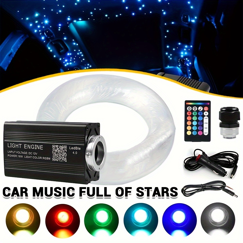 

1000pc Car/home Headliner Star Light Kit Roof Twinkle Ceiling Lights Fiber Optic