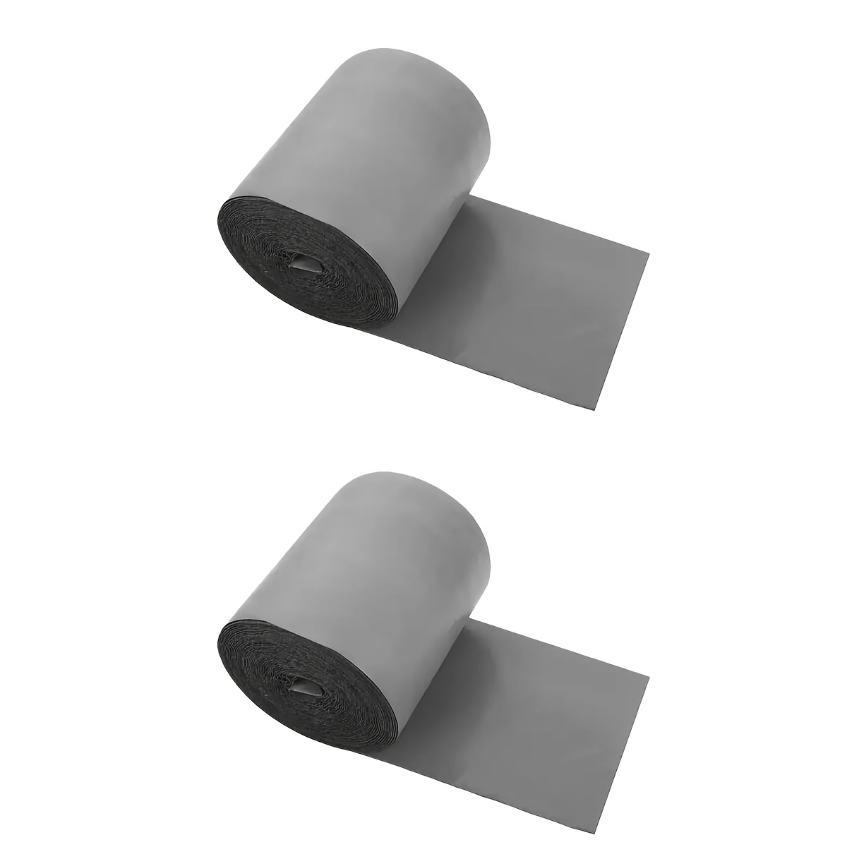 TEMU 3.94 X 78.7 Inches, 2 Rolls Of Large Industrial Waterproof Roof Tape - Blue/silver/gray/metallic Roof Waterproof Material, Used For Metal