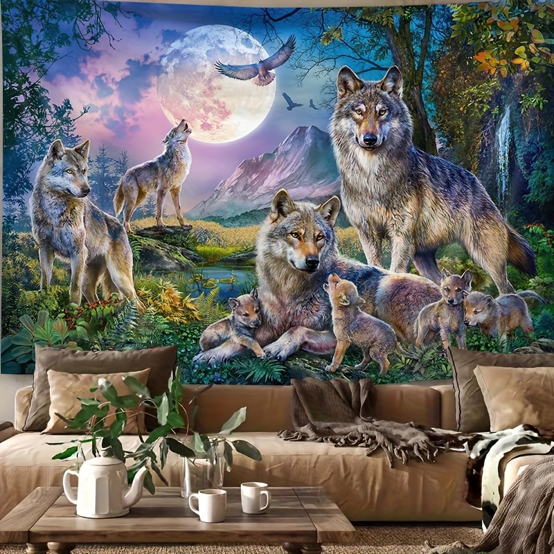 

Wolf - Hanging For , & Decor, 85gsm Polyester