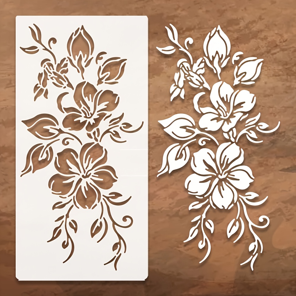 TEMU Large Reusable Painting Stencil, Suitable For Painting, Scrapbooking, And Collage—a Large-sized Template For Diy Crafts, Walls, Floors,