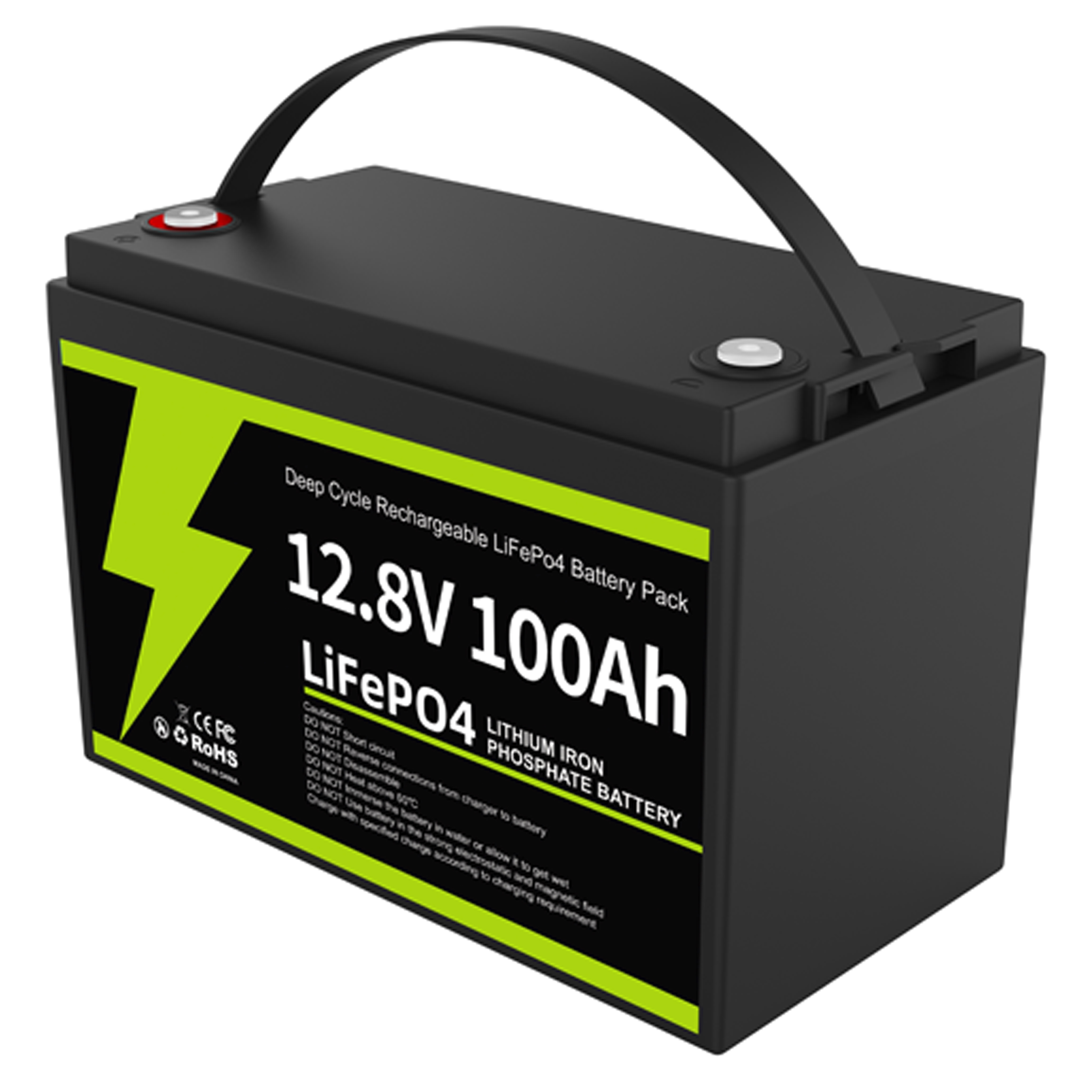 TEMU 12v Battery 100ah, Battery Cells, Battery, -in 100a Bms, , For Rvs, And Off- Applications