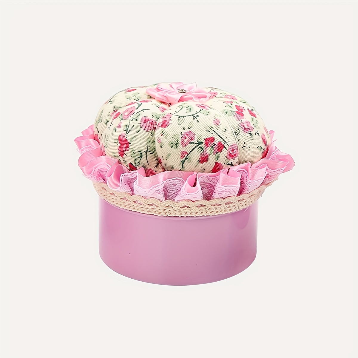E-shop Rosa Blumen Nähkissen Aufbewahrungsbox, Nähset, Nähzubehör, Näh Aufbewahrung