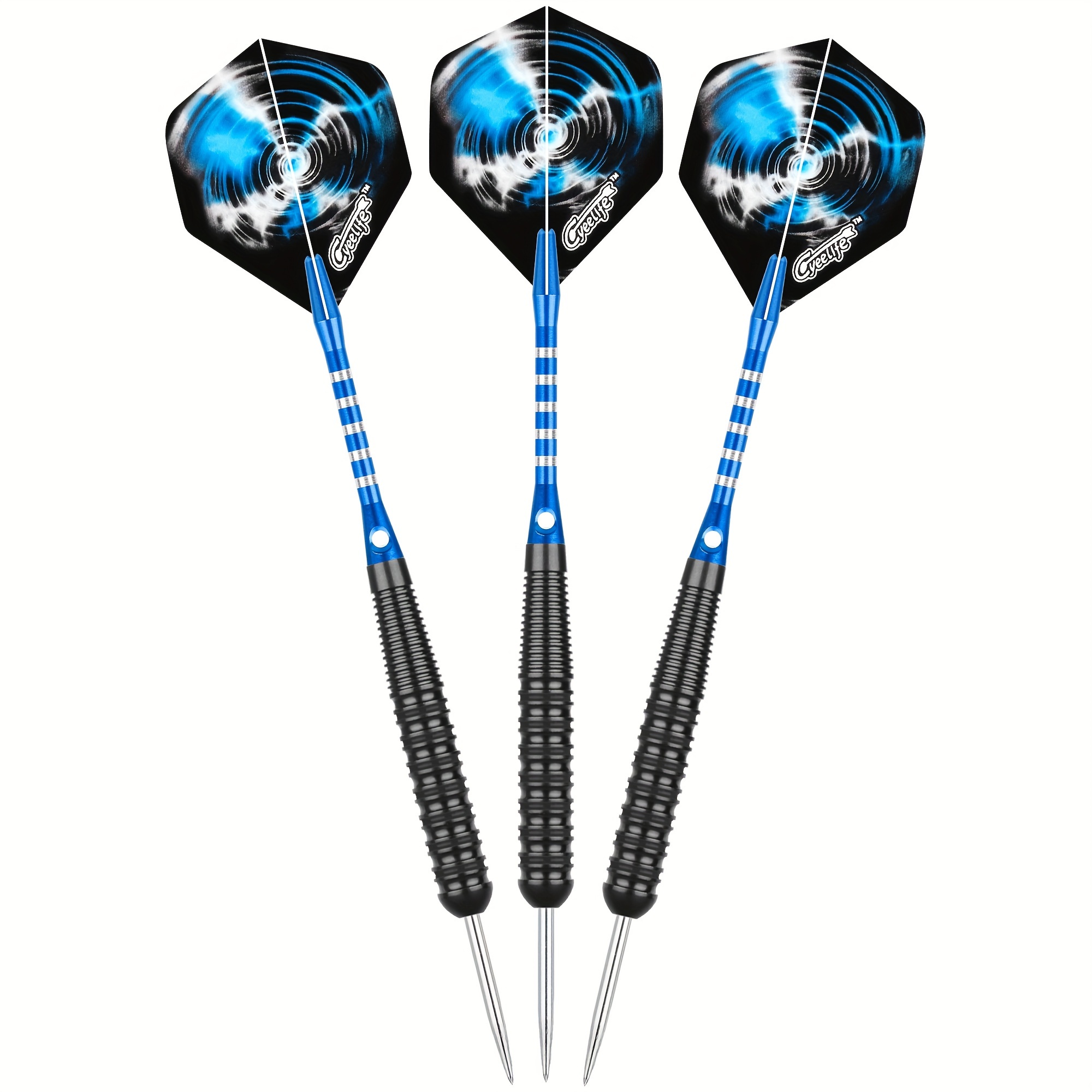 E-shop 22g Hartspitzen-Metalldarts Professionelle Wettkampf- Heimunterhaltungsdarts Bruchfeste Darts 3er-Pack