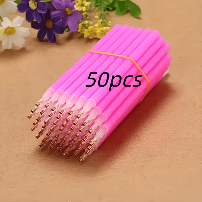 TEMU 50pcs Set Of Diamond Painting Pens With Metal Tips, Plastic Tools – Craft Additions, Suitable For Enthusiasts, Jewelry Crafting Kits