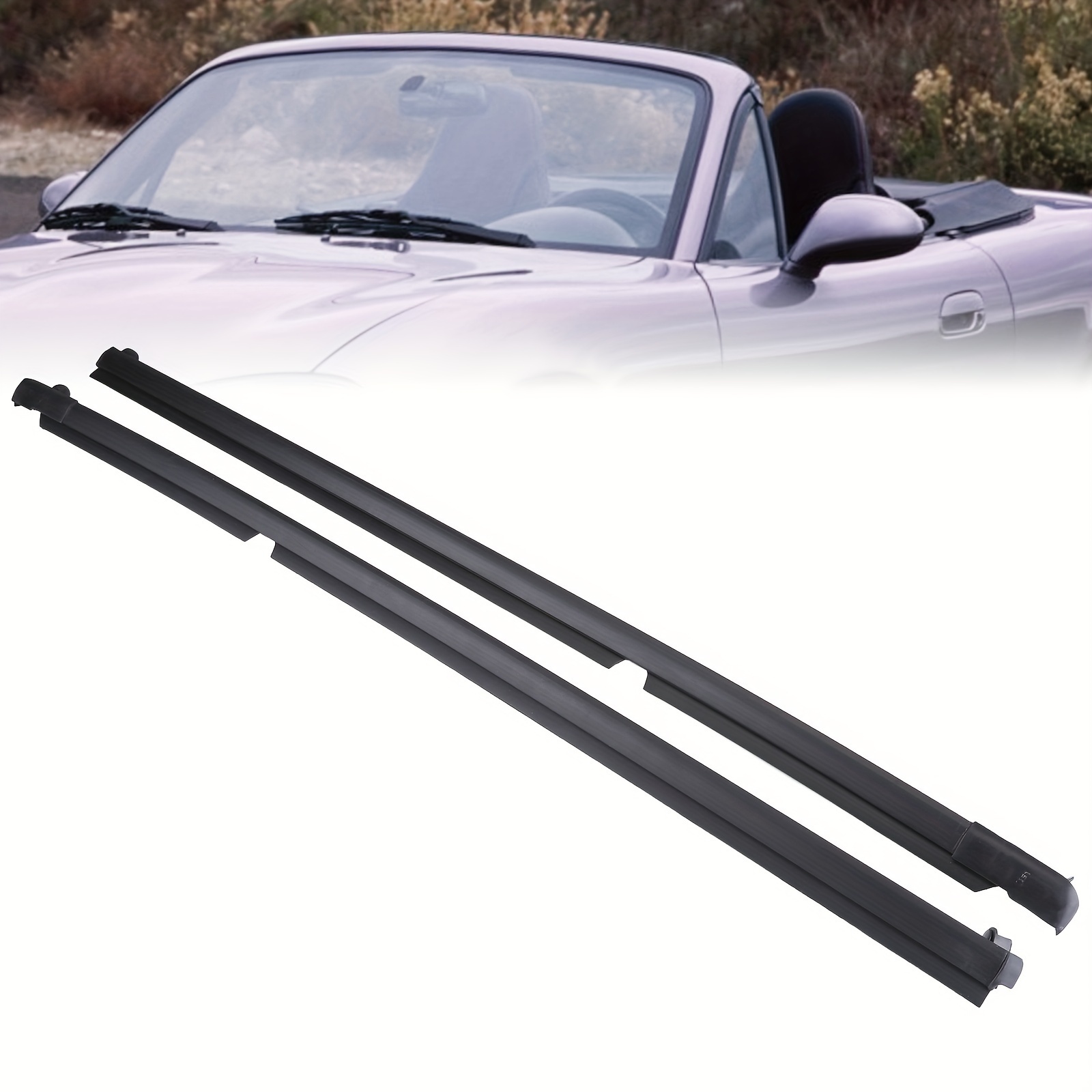 Weatherstrip Seals Door Glass Window Right & Left Side Fit For 90