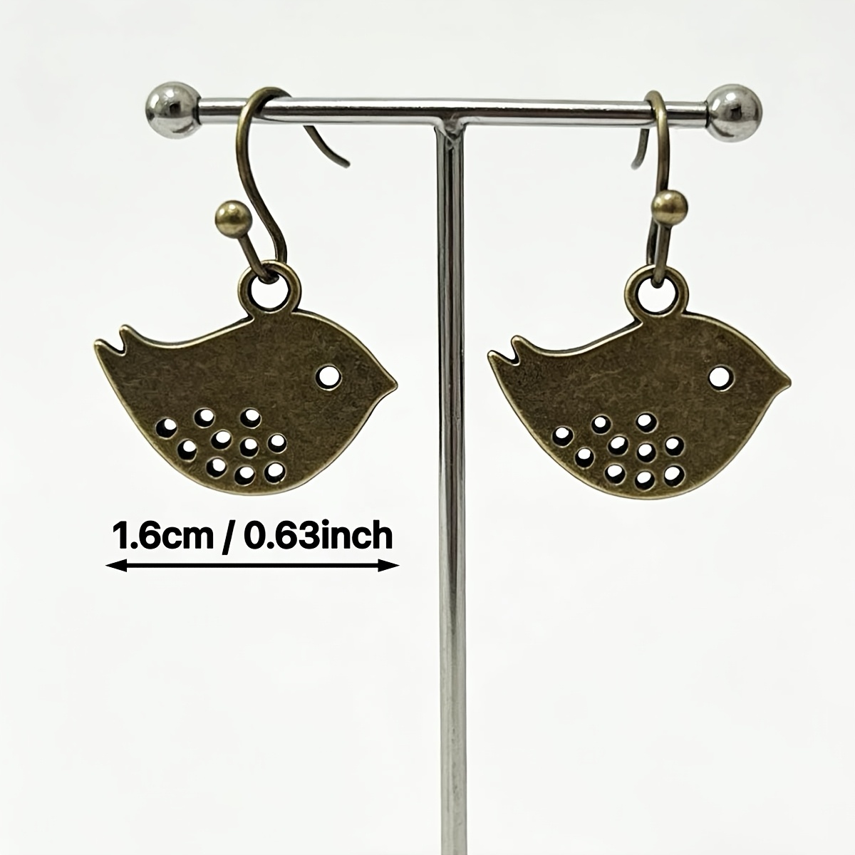 Women's Vintage Bird-Shaped Drop Earrings