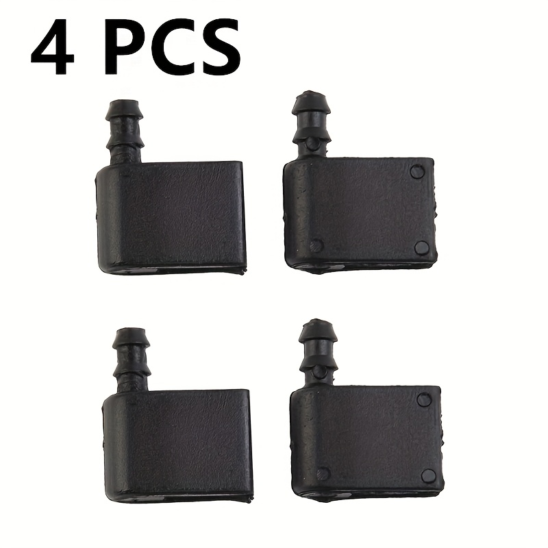 TEMU 4pcs For Mercedes- 2006-2018 Windshield Washer Nozzle Wiper Water Jet 2e1955985 For Black Car Accessories