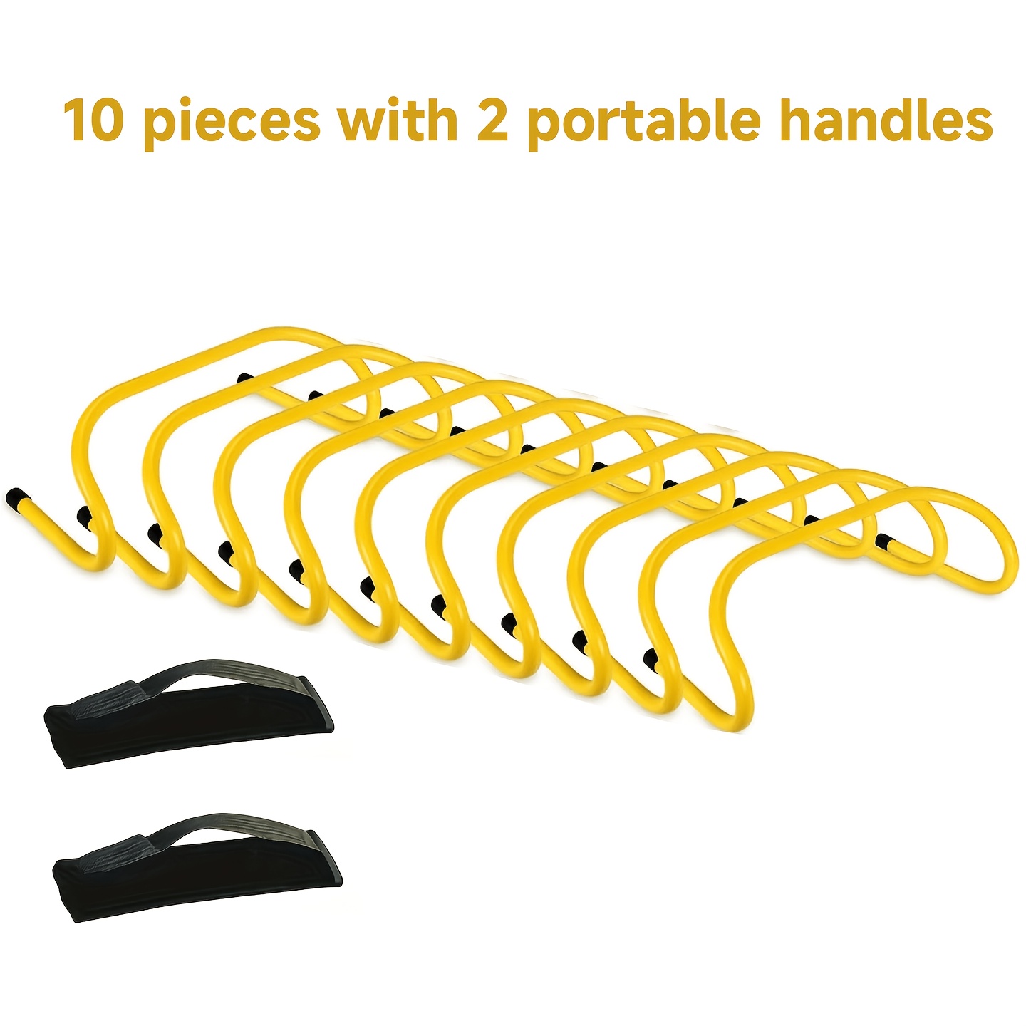 Image of 10pcs Set - 15cm Hurdle Speed Training Durable Training Equipment Football Basketball Training Equipment