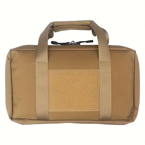durable gun bag oxford cloth multi functional with magazine capacity portable invisible with zip closure for hunting fishing gear storage portable sturdy handle construction gun accessories