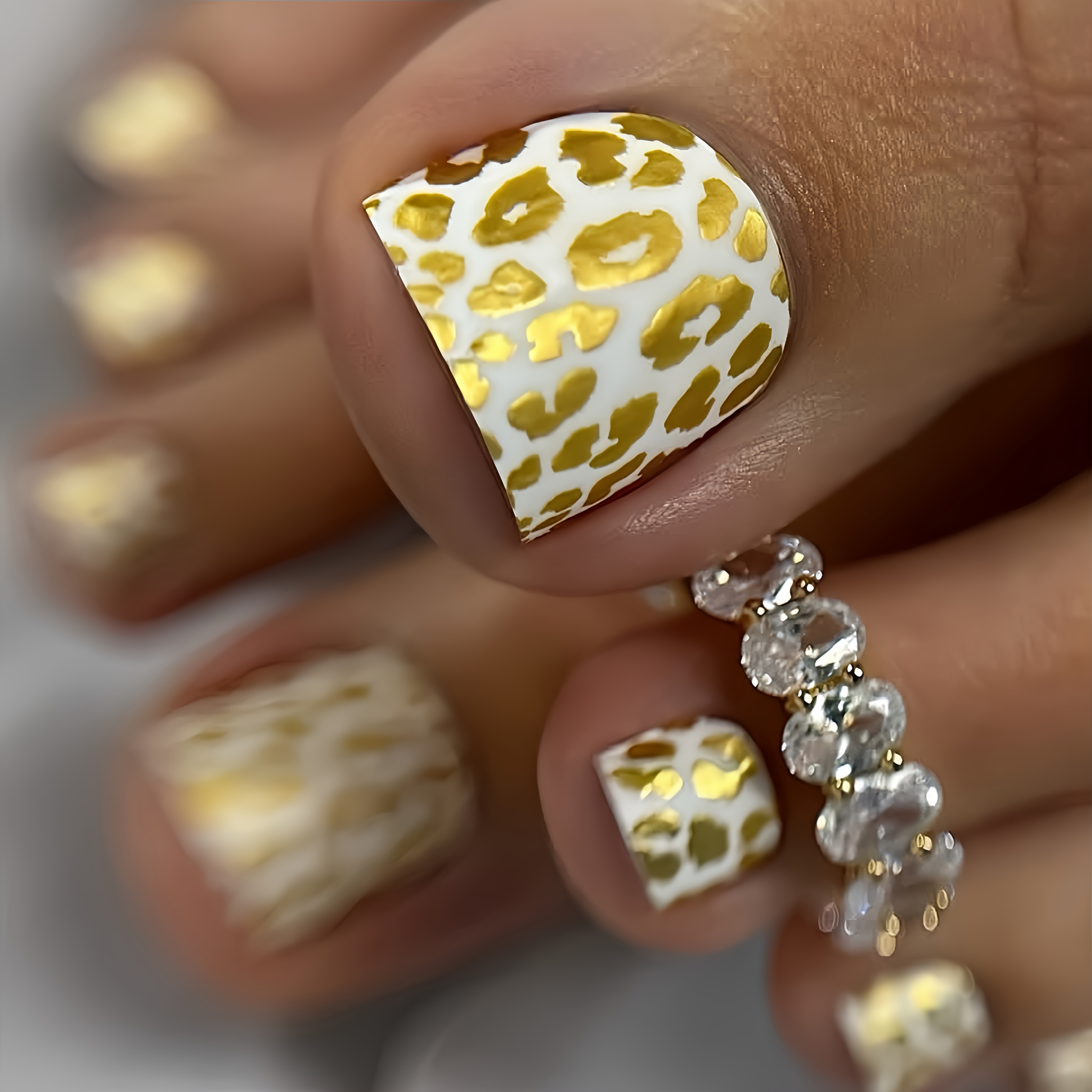 Print Toenail Stickers, Removable Toenail Wraps, Press-on Toenail Stickers
