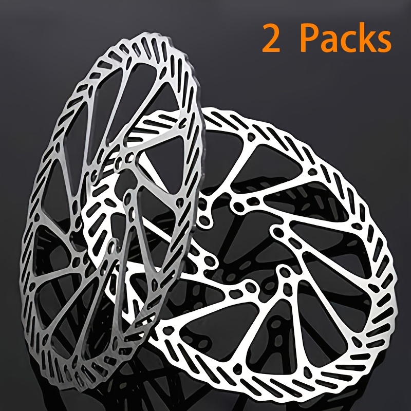 TEMU (2 Pack) 160mm G3 6- Disc Brake Rotor Stainless Steel For Mtb Hydraulic Brake With Mounting Bolts