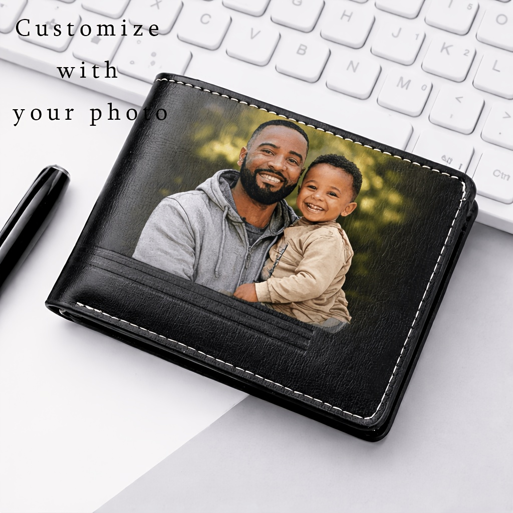 TEMU 1pc Men's Photo, Personalized Engraved Image, For Dad, Father's Day Gift, Anniversary Gift For Boyfriend, Husband, Dad, Son - Add Your Own Image