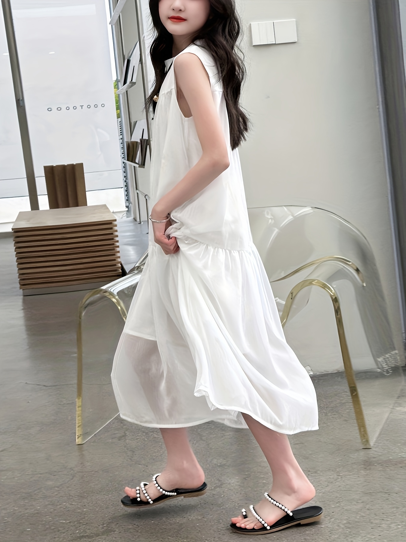 korean summer dress for ladies Cotton Midi Dresses for Women 2024 Lapel Neck Button Up Summer Dress Casual  Cute Korean-Style Half Sleeve Lace-Up Flowy Dress Blue at Amazon Women's  Clothing store