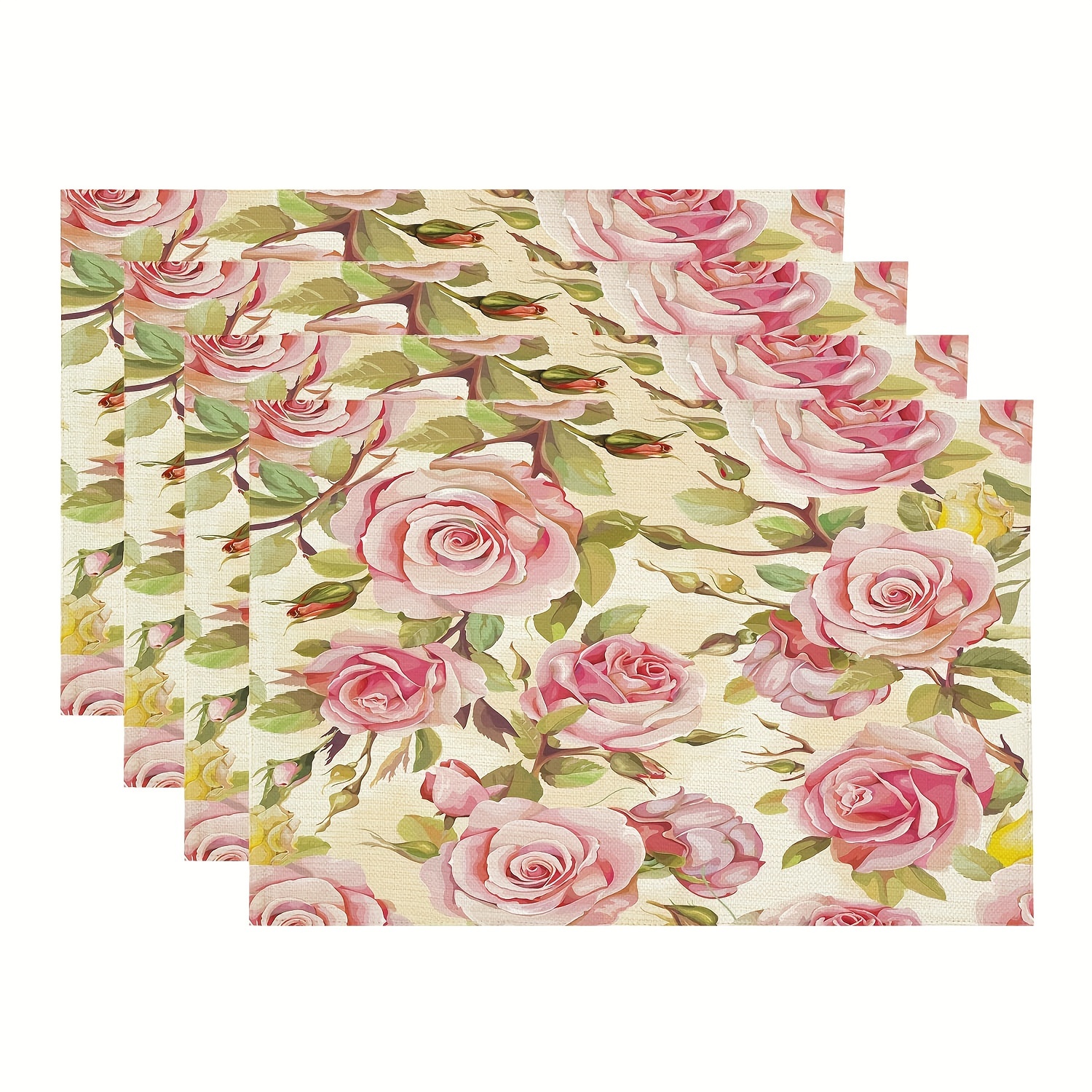 1 Pz/2 Pz/4 Pz-rosa Amore San Valentino Tovagliette, Decorazione Della  Cucina, 12x18 Pollici Tovagliette Stagionali Per Feste, Cucine, Pranzi,  Decorazioni, Tovagliette Resistenti Al Calore, Tovagliette Di Tela  Lavabile, Tovagliette Per Piatti, Tovagliette