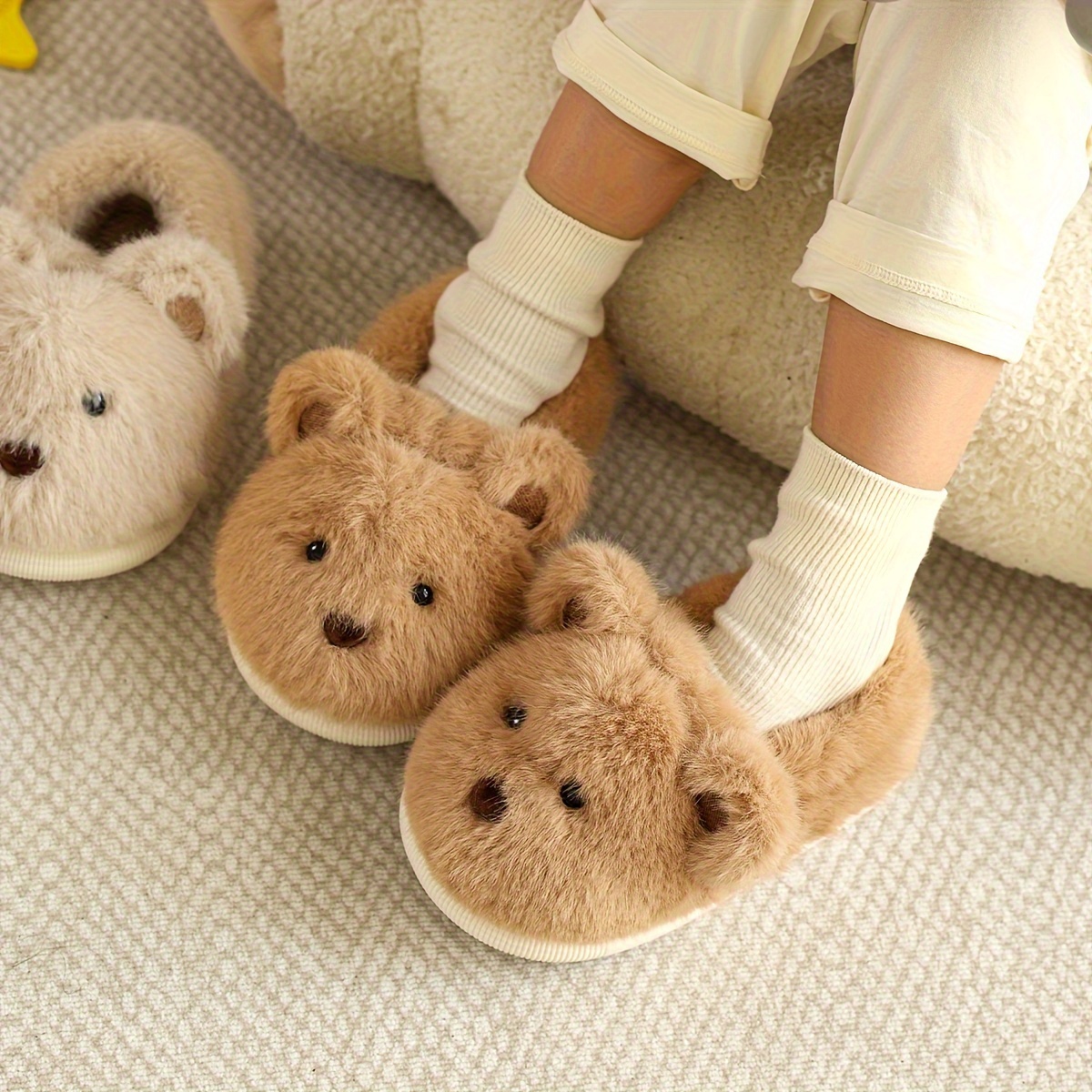 

Bear ' Slippers - , / For Boys & , For Fall/