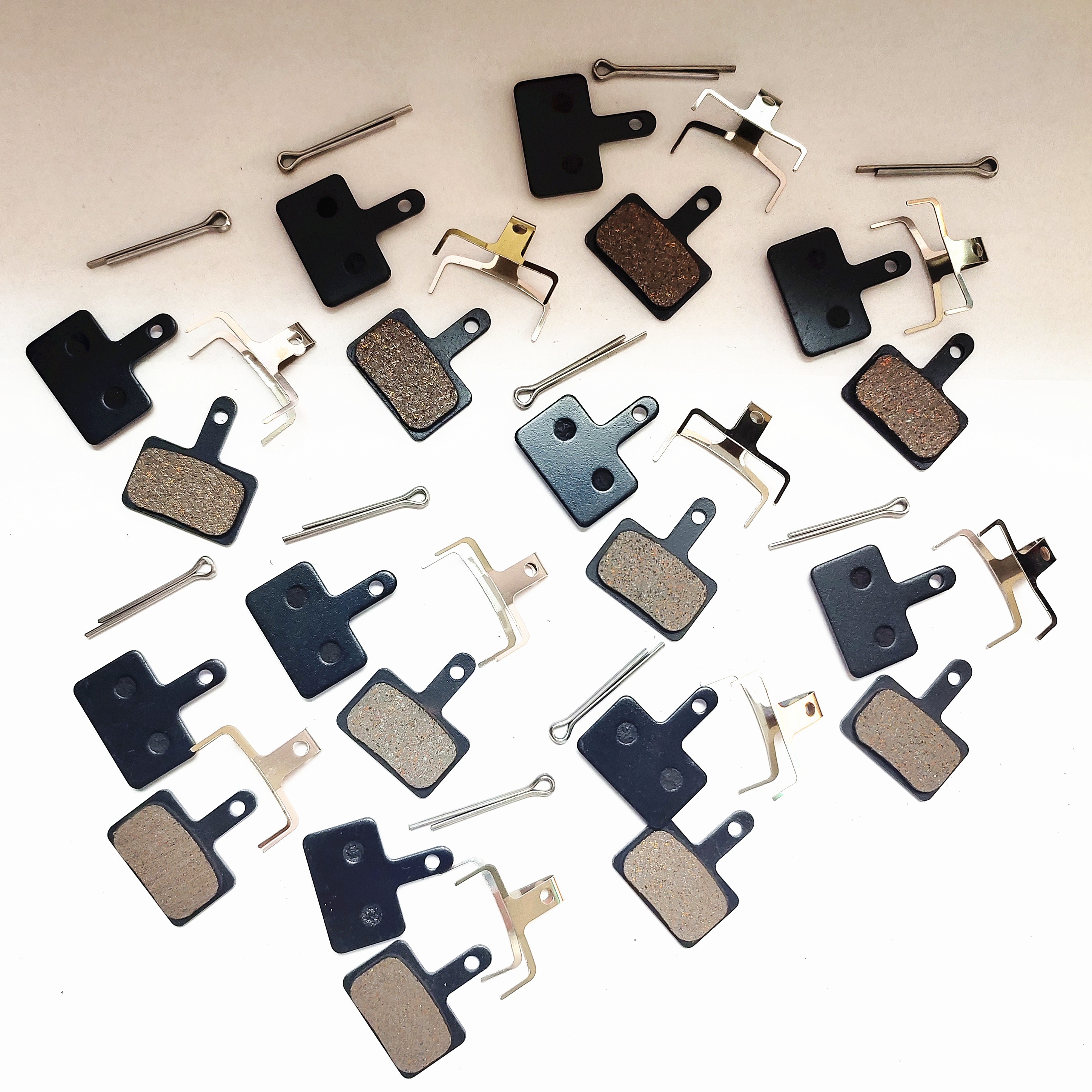 Image of 10pairs Mountain Bike Semi-metallic Brake Pads For B01s G01s A01s D01s K02s Xtr Xt Slx Mt200 Mt400 M315 M525 Level Guide Code Mt2 Mt5 Zoom