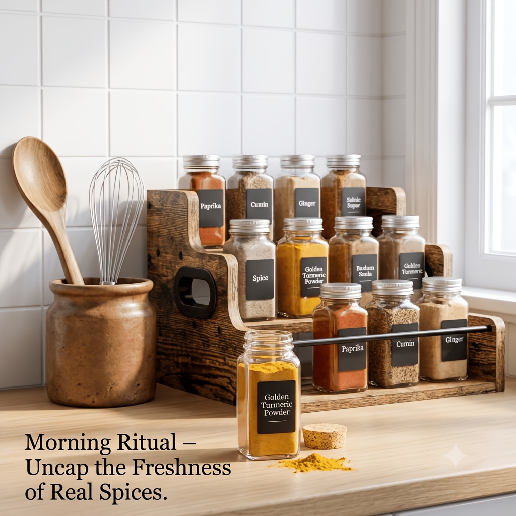 spice holder rack sold on Temu United States