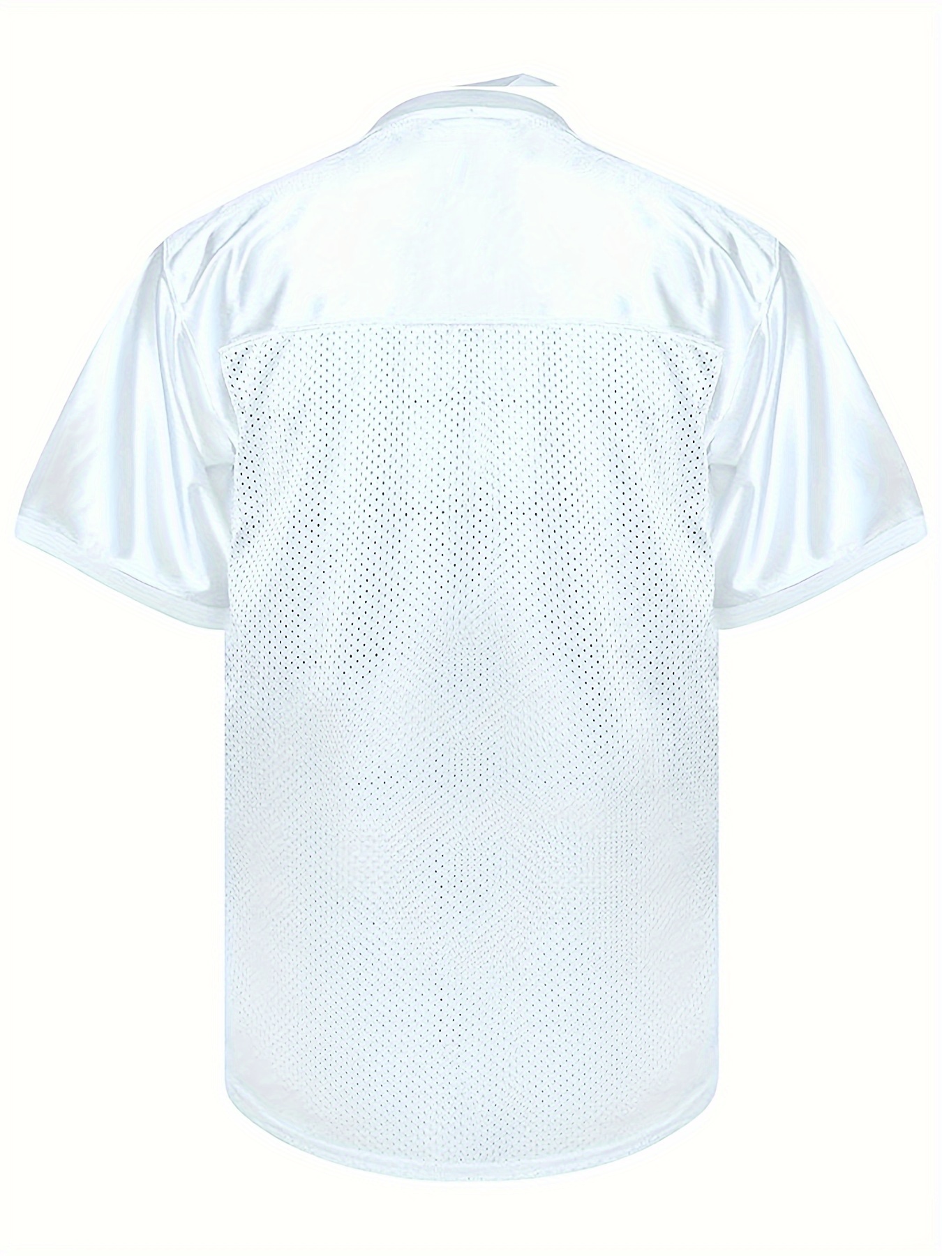 blank football jersey hip hop sports mesh practice plain Temu