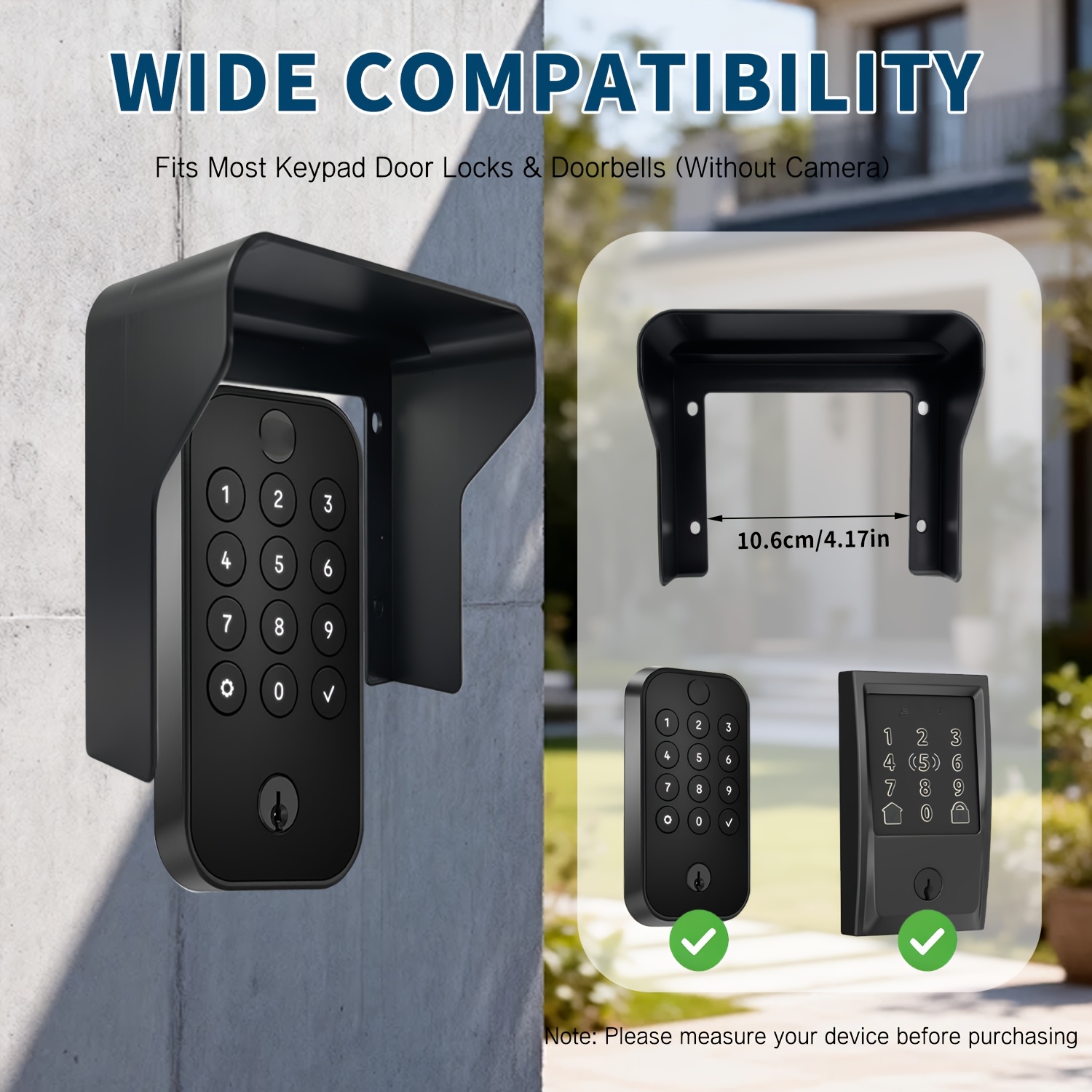 Stylish 3D Printed Weatherproof Doorbell Cover