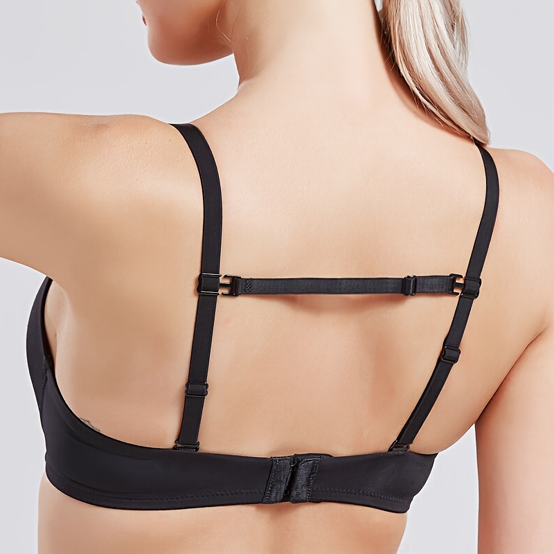 Lady Women Elastic Bra Shoulder Strap Detachable Non-slip Invisible Bras  Straps