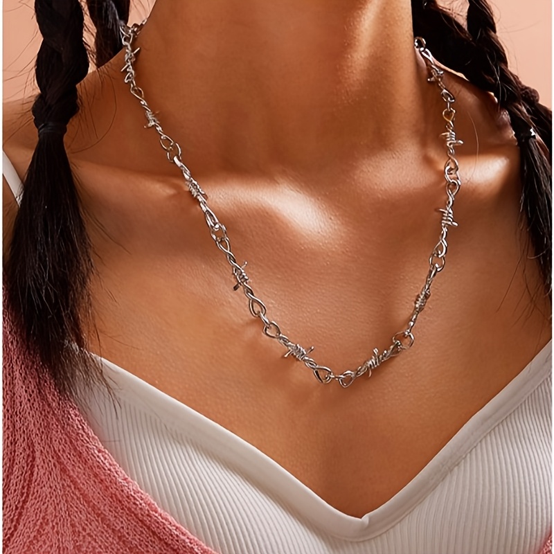 

1pc Necklace For Women, Metal , - Alloy, April , For & Gifting,