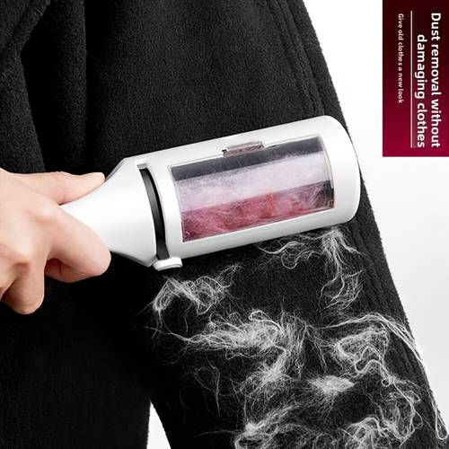 imagem do item escova eletrostática eficiência para remover poeira, escova eletrostática reutilizável para limpeza a de fiapos, design ergonômico para , remove rapidamente cabelos, fiapos de roupas e tecidos, escova de poeira a vácuo, removedor de fiapos doméstico e de fiapos, escova