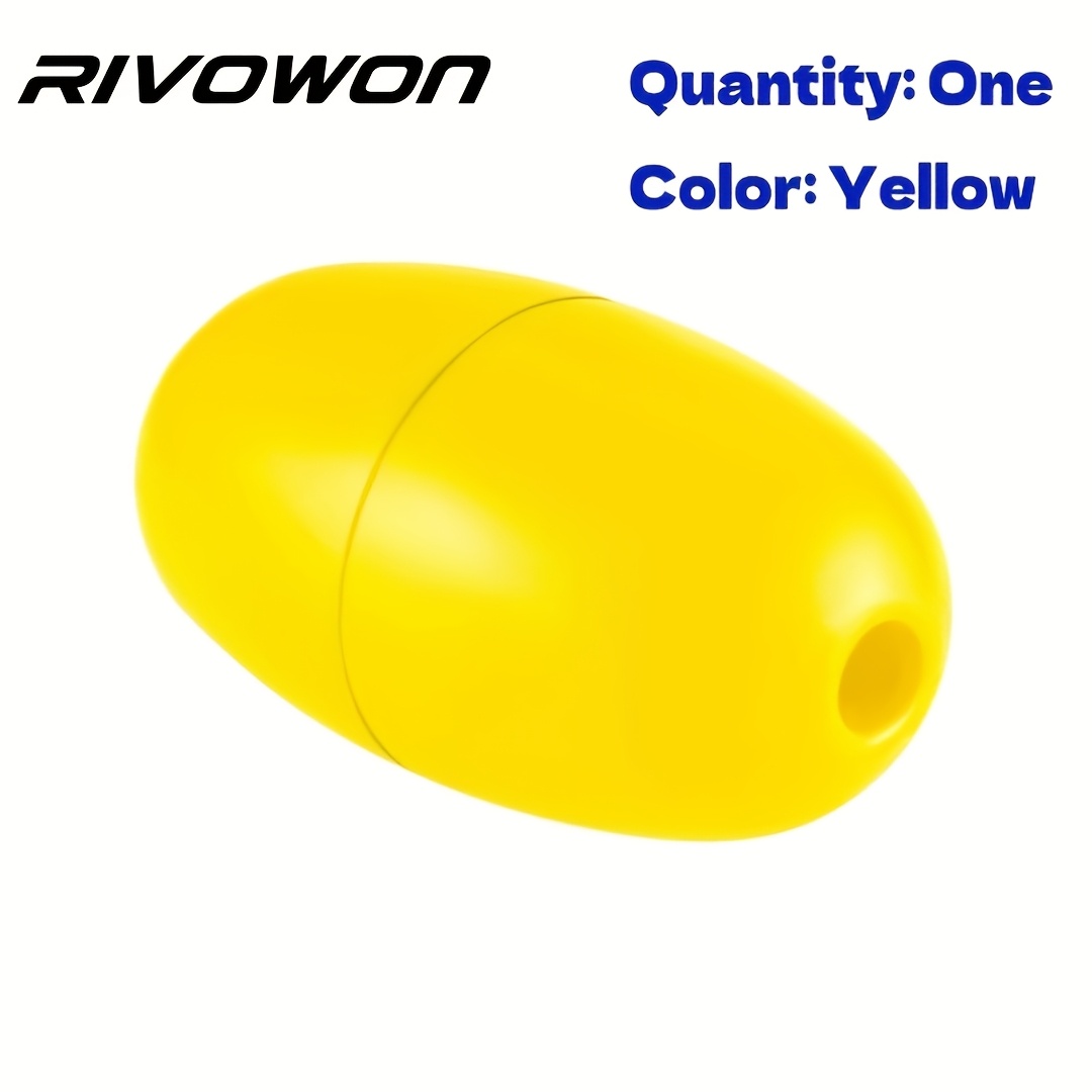 Image of 1pc Bulk Suitable For Boats Yellow/ Water Fishing Marker Buoys - Buoy For Kayak , Dock Pool Markers, Fishing , Gear, Buoy For Swimming Areas & Aquatic Navigation