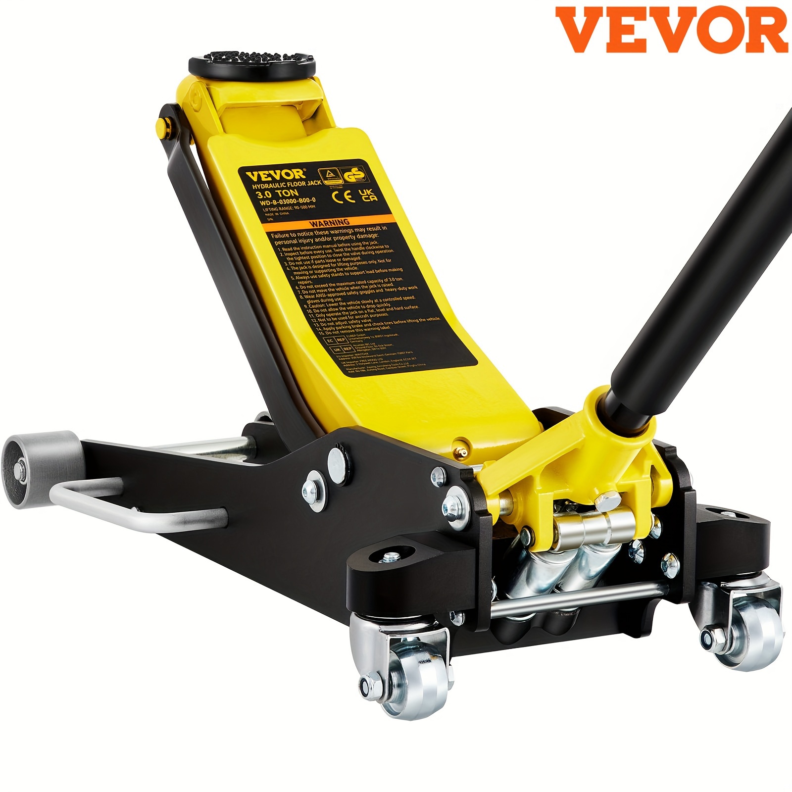 

Vevor Low 3 Ton (6600 Lbs), Aluminum And Steel , , 19-11/16"-3-6/11" Height , +