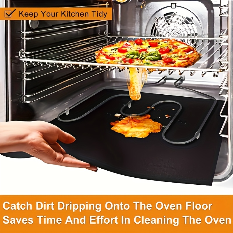 

1pc/4pcs, Heavy Duty Reusable Oven Mat, Electric Oven Liner, Bpa Free, Oven Liner For Electric Gas Grill, Bbq Accessories, Party Favors