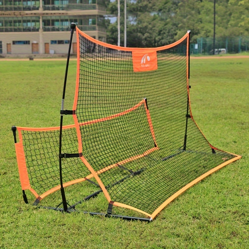 Lot De 2 Filets D’entraînement Football – Lanceur De Balle Portable, Pour Enfants, Ados Et Adultes, Intérieur Et Extérieur