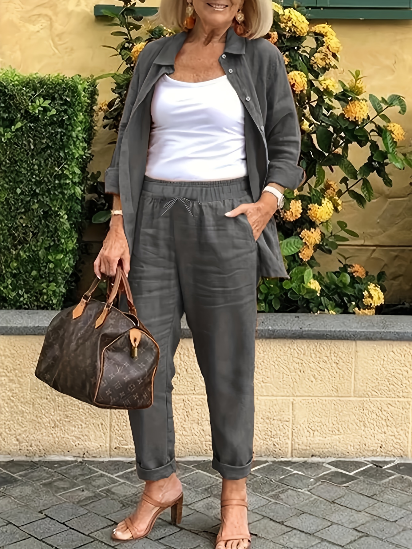 otoño invierno nueva llegada: conjunto minimalista elegante Temu