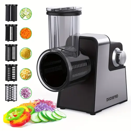 electric cheese grater electric slicer with 5 versatile blades electric slicer digital salad machine for fruits vegetables cheeses