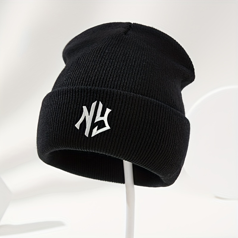 

Knit Beanie: Black, Machine Washable, Outdoor Men's Winter Hat