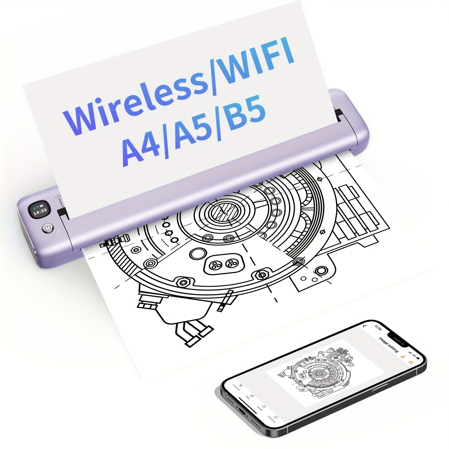 portable scanner printer sold on Temu United States