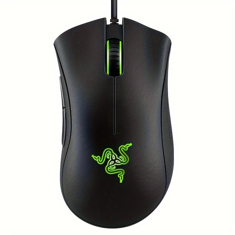 Razer DeathAdder Essential Gaming Mouse: 16, 000 DPI Optical Sensor - Chroma RGB Lighting - 7 Programmable Buttons - Mechanical Switches - Rubber Side Grips